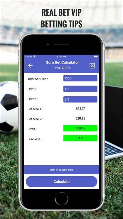 Real Bet VIP Betting Tips Capture d'écran de l'application #4