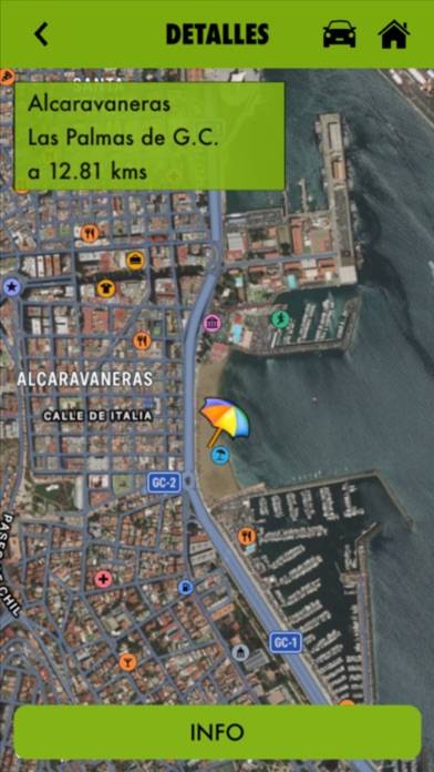 PlayasGranCanaria Captura de pantalla de la aplicación