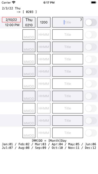 Calendar Alarm Management Capture d'écran de l'application #1