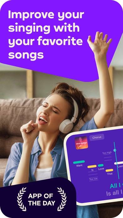 Simply Sing: My Singing App Capture d'écran de l'application #1