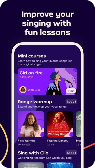 Simply Sing: Learn to Sing Captura de pantalla de la aplicación #5
