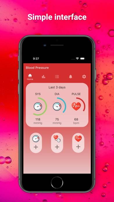 Blood Pressure Record App screenshot #3