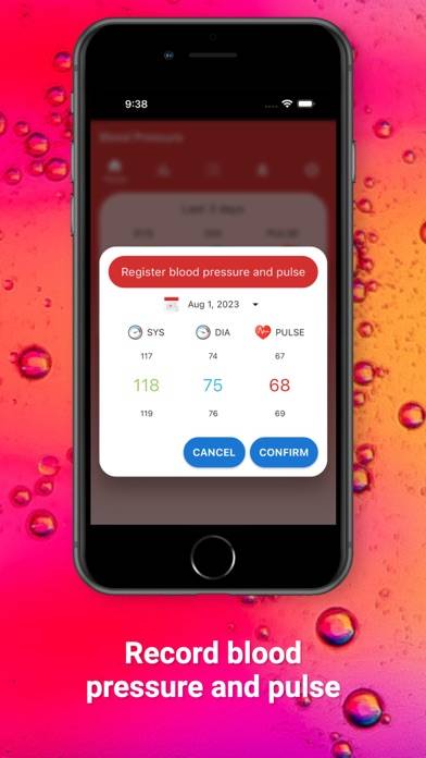 Blood Pressure Record App screenshot #4