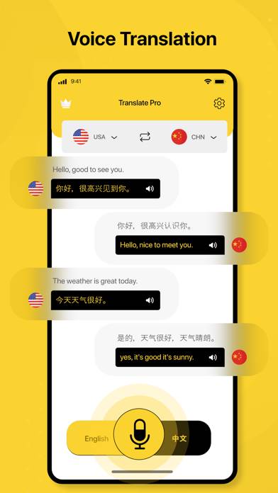 Voice Translator-Translate Pro Schermata dell'app #1