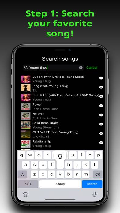 IRingtone for Spotify App skärmdump #2