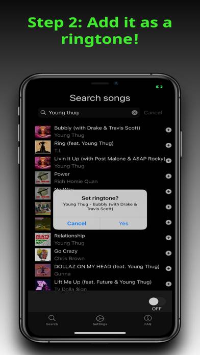 IRingtone for Spotify App skärmdump #3