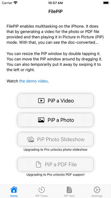 FilePiP: PDF, Timer, Photos …