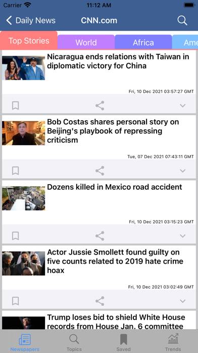 Daily News App Schermata dell'app #6