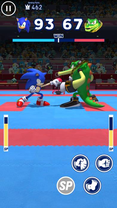 Sonic at the Olympic Games. Captura de pantalla de la aplicación #4