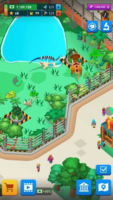 Dinosaur ParkJurassic Tycoon Скриншот приложения #5