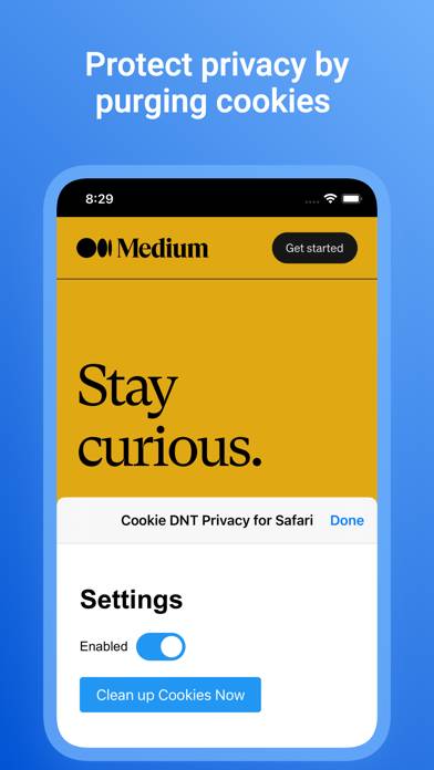 Cookie DNT Privacy for Safari captura de pantalla