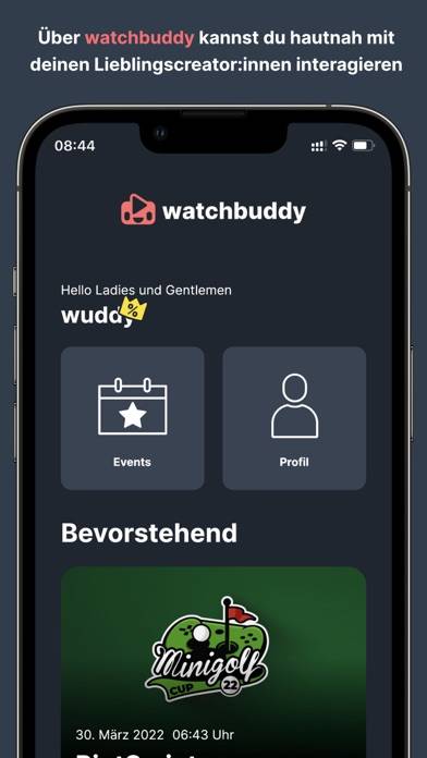 Watchbuddy App-Screenshot #1