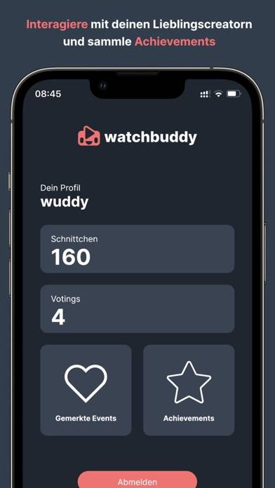 Watchbuddy App-Screenshot #4