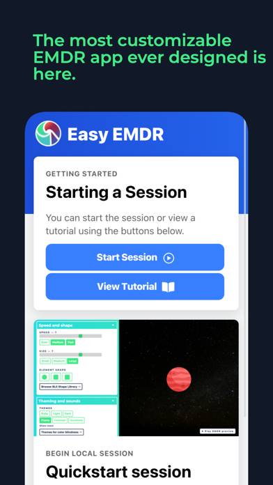 Easy EMDR skärmdump