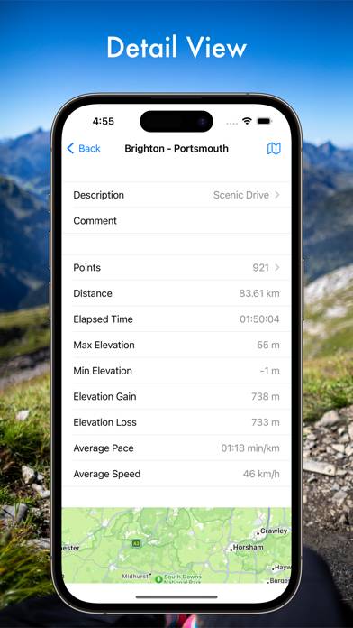 Routetastic App screenshot
