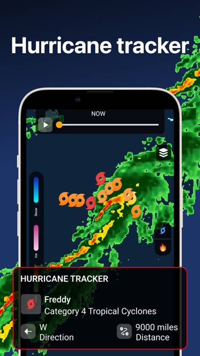 Weather Plus: Radar & Forecast App skärmdump #3