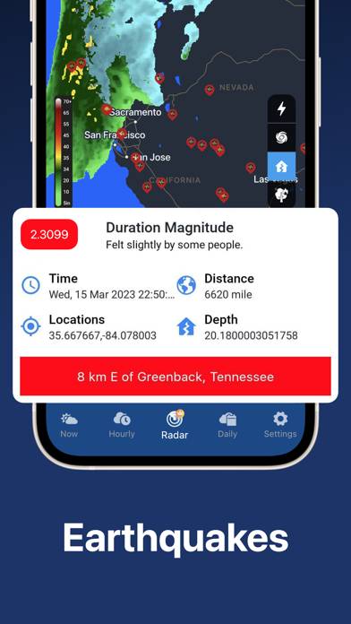 Weather Plus: Radar & Forecast App skärmdump #4