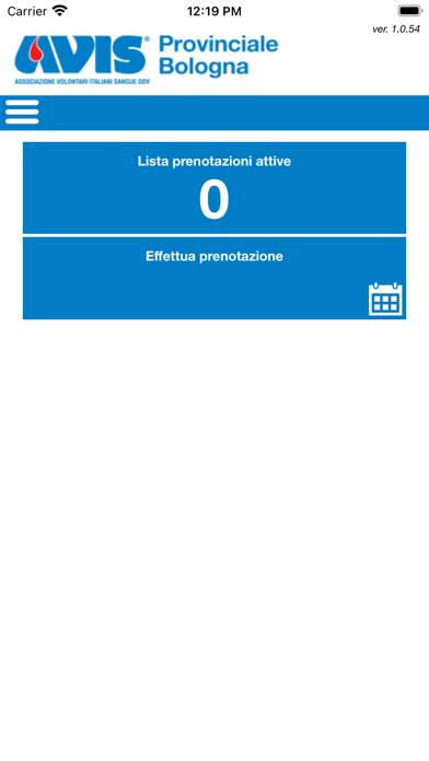 Agenda Prenotazione Bologna Schermata dell'app #1