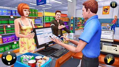 Supermarket Cashier Sim Game Captura de pantalla de la aplicación #1