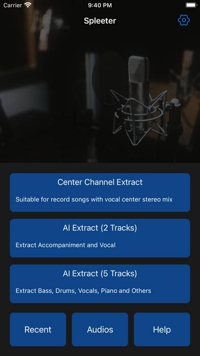 Audio Spleeter App screenshot #6