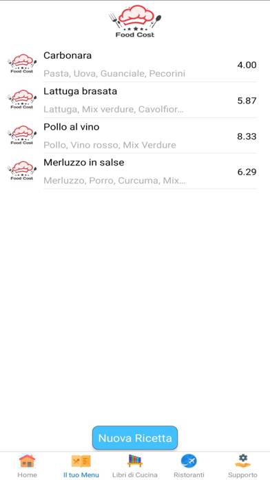 Food Cost Italia App screenshot #3