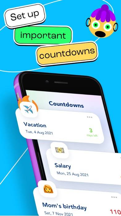 Countdown: Count Days Until App-Screenshot #2