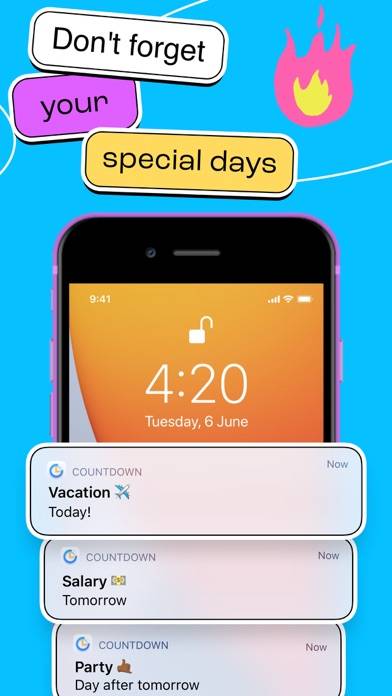 Countdown: Count Days Until App screenshot #4
