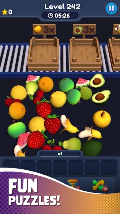 Food Match 3D: Tile Puzzle Schermata dell'app #1
