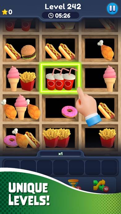 Food Match 3D: Tile Puzzle Schermata dell'app #3