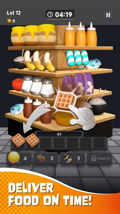 Food Match 3D: Tile Puzzle Captura de pantalla de la aplicación #4