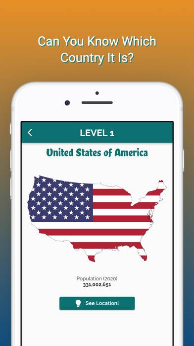 OT Country Quiz Pro App screenshot #4
