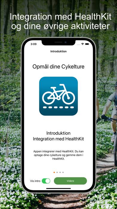 Measure your bike rides App skärmdump #5