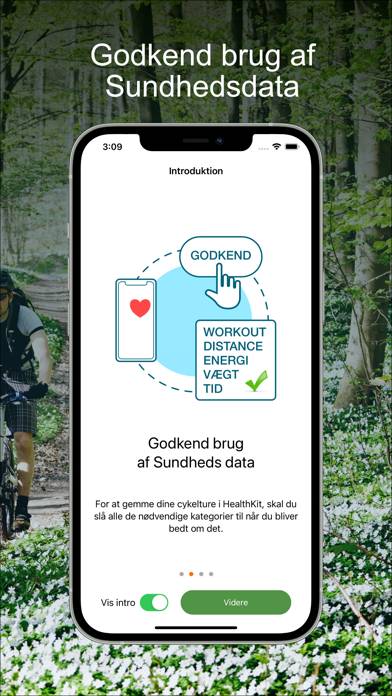 Measure your bike rides App skärmdump #6