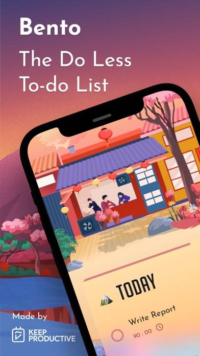 Bento: The Do Less To-Do List Captura de pantalla de la aplicación #1