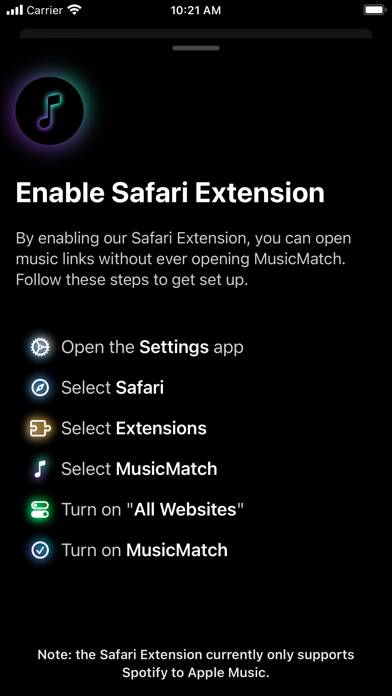 MusicMatch: Listen Anywhere Captura de pantalla de la aplicación #4