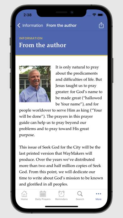 Seek God for the City 2022 App screenshot