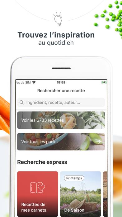 My Moulinex, la cuisine facile Capture d'écran de l'application