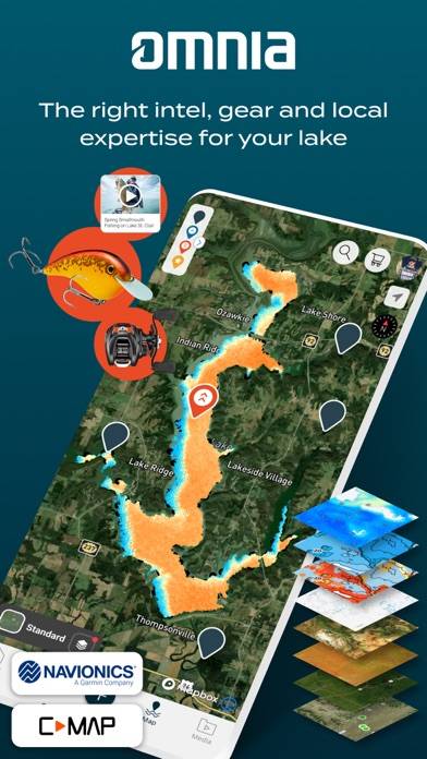Omnia Fishing - Maps & Tackle screenshot