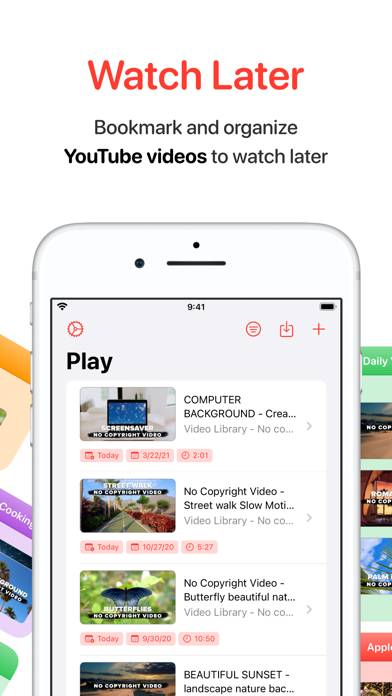 Play: Save Videos Watch Later App-Screenshot #2