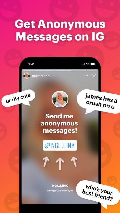 NGL: ask me anything Captura de pantalla de la aplicación #1
