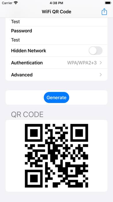 WiFi QR-Code screenshot