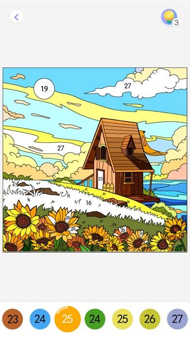 Daily Coloring by Number screenshot