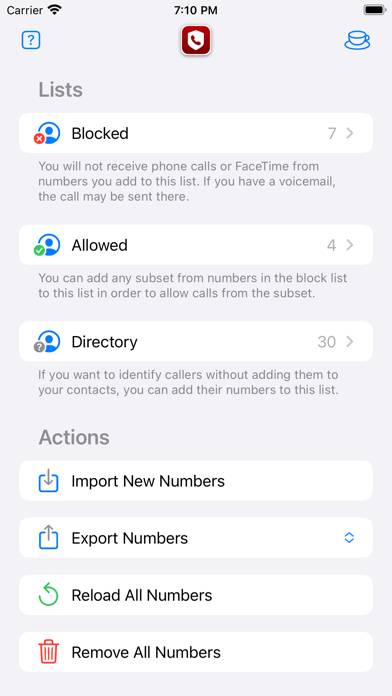 Begone: Spam Call Blocker App screenshot #1