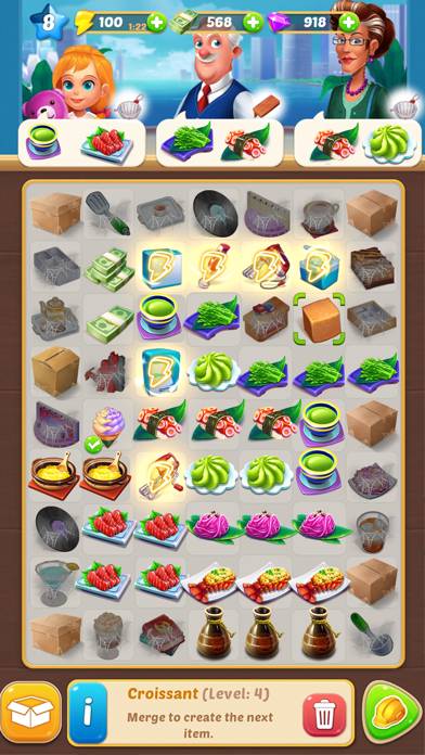 Merge Cafe – Merge game chef App-Screenshot #1
