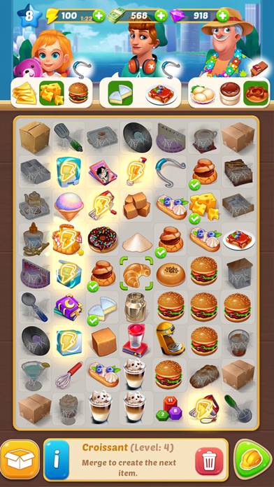 Merge Cafe – Merge game chef App-Screenshot #3