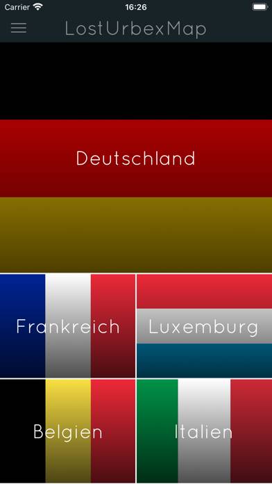 Lost Urbex Map App-Screenshot