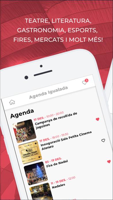 Agenda Igualada Captura de pantalla de la aplicación