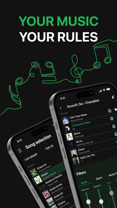 Groovifi - Playlist Generator immagine dello schermo
