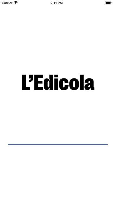 L'edicola Schermata dell'app