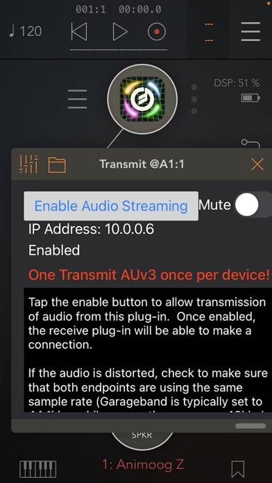 Wireless Audio AUv3 App-Screenshot #3